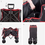 thumbnail of Aktive Carro playa con mesa desmontable y ruedas grandes 360º