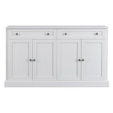thumbnail of Merax Großes Sideboard, moderner Buffetschrank für Esszimmer und Wohnzimmer, 150 x 86 x 40 cm (L/B/H) – Antikweiß