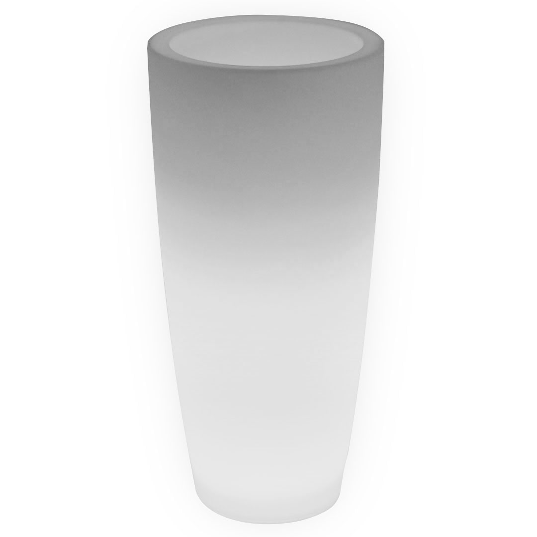 Lampada Vaso Luminoso da Giardino Cypress a LED|in Resina Anti-Ingiallimento|Luce Bianco Neutra|Made in Italy|Trasformatore IP20 da 1,4 mt|cm 33x70