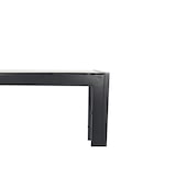 thumbnail of Tarrington House Set de terrasse FARINA, 7 pièces, acier, 6 chaises, 1 table, noir