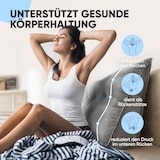 thumbnail of Björn&Schiller Rückenkissen grau 180 cm - Lesekissen für Bett und Sofa Rückenpolster für die Wand groß mit waschbarem Bezug
