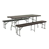 thumbnail of WellHome - Opklapbare bank met handvat 183x30x43 cm