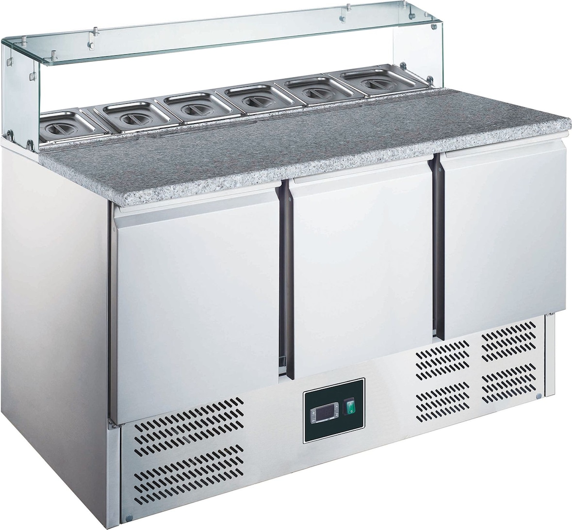 Saro Pizzatisch Mit Glasaufsatz, Modell Eps 903 G