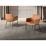 thumbnail of Angel Cerdá Silla polipiel marrón 4177C 62 x 58 x 81