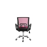 thumbnail of Sillas de escritorio/juvenil con asiento textil color Negro y Rosa. Modelo Martina