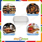 thumbnail of DayBays 2000 Stk. Feinkostbecher PP 125 cc. 108x81x27 mm eckig Kombi-Verpackung inklusive passende Deckel