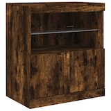 thumbnail of vidaXL Sideboard mit LED-Leuchten Räuchereiche 142,5x37x67 cm