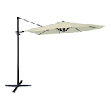thumbnail of Parasol excéntrico roma Aktive Garden Ø300 cm crema mástil aluminio