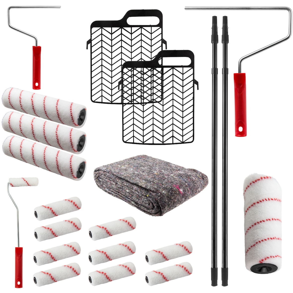 Maler Set - Farbroller Set 22 Teile