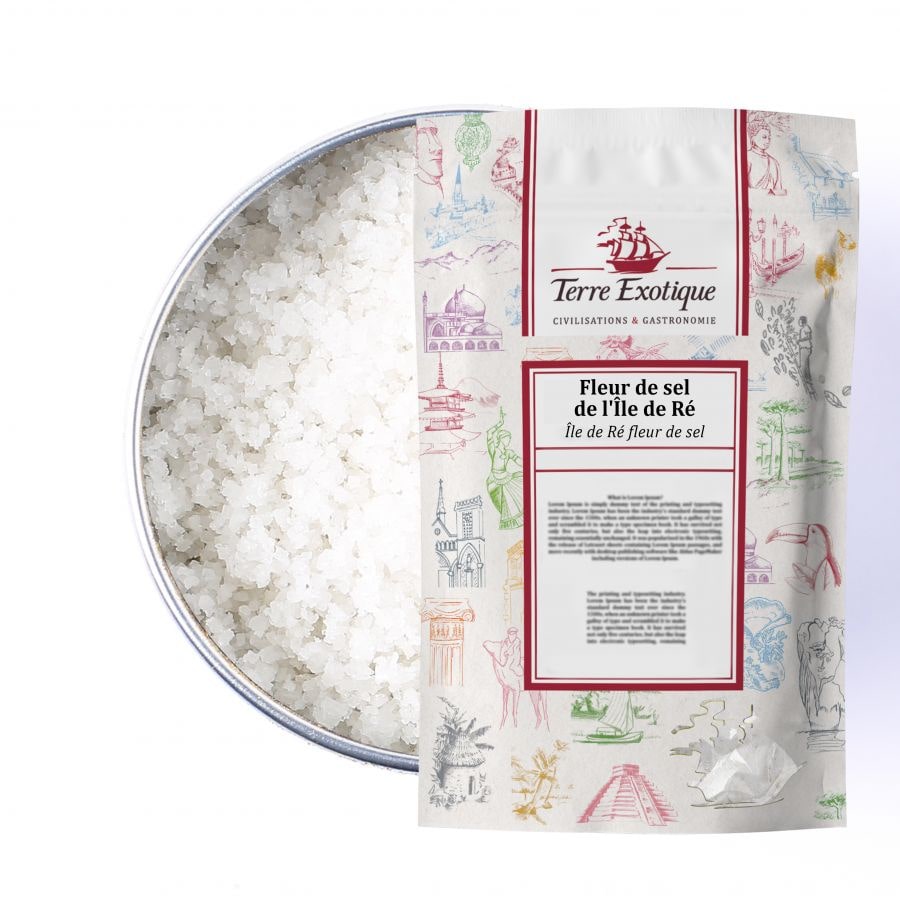 TERRE EXOTIQUE Fleur de sel de l'Île de Ré 1 kg