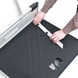 thumbnail of BAUTEC XXL-Laminatschneider 630mm Schnittbreite » Modell IV » mit Telekopbügel und Rollen » inkl. 2 Klingen & Verlegeset