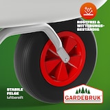 thumbnail of Gardebruk Schubkarre 150kg Belastbarkeit