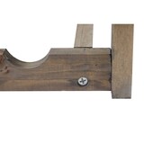 thumbnail of Garrafeira HWC-B58, suporte para garrafas de vinho, abeto 3 prateleiras ~ 3 peças