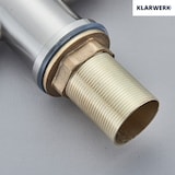 thumbnail of Félix | Grifo de agua potable de 3 vías de plata cepillada premium | Grifo de cocina de ósmosis de acero inoxidable - 360 grados |Filtrar 3 conexiones