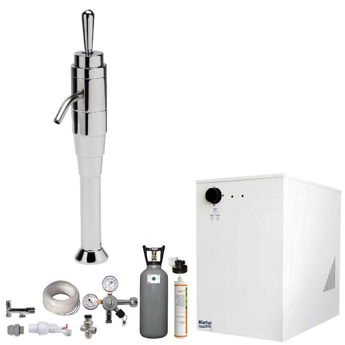 Tafelwassergerät BieTal BT-30U Kühlung Schanksäule Joystick Filter 6Kg CO2