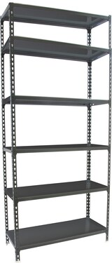 thumbnail of SimonRack Estantería Metálica, 2500x900x400 mm, 6 Alturas, Bandeja Metal, 180 kg de Punto Flexión, Antracita - Simonclick
