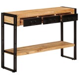 thumbnail of Table console 110x30x76 cm Bois de manguier solide Modèle Atlas Vintage