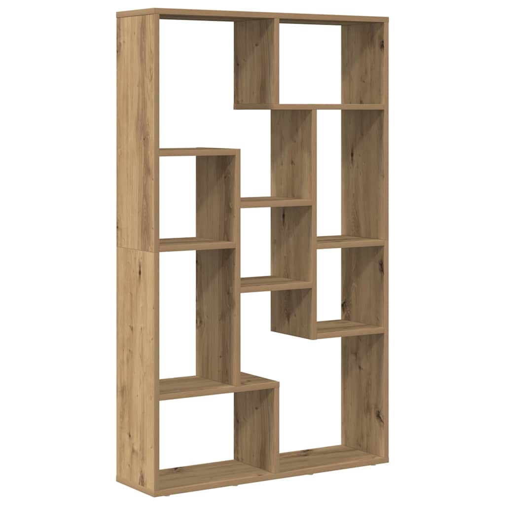 vidaXL Bücherregal Artisan-Eiche 72x20x120 cm Holzwerkstoff