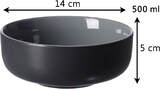 thumbnail of Ritzenhoff & Breker JASPER Müslischale ø 14 cm schwarz 6er Set