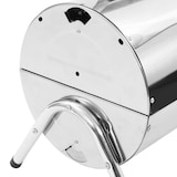 thumbnail of vidaXL Tragbarer Tisch-Holzkohlegrill Edelstahl Doppelrost