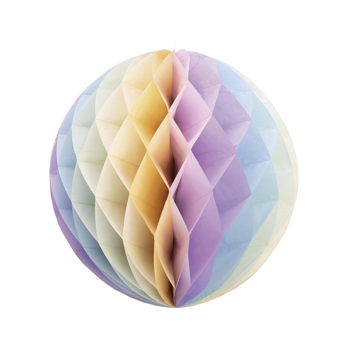 VEPATIM 6 Wabenball "Pastellfarben" aus Papier schwer entflammbar Ø32cm