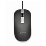 thumbnail of Optische Maus 800-1200 Dpi, 4 Tasten, Schwarz & Silber