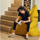 thumbnail of Pouf Géant XXL Intérieur et Extérieur, Déhoussable, Salon, Jardin, Deco Arts Jaune miel