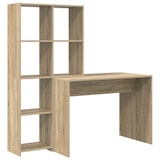thumbnail of vidaXL Schreibtisch Sonoma-Eiche 138,5 x 55 x 143 cm Holzwerkstoff