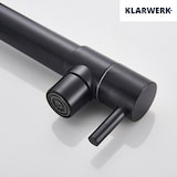 thumbnail of Björn | Gastronomie wandkraan zwart mat | Professionele keukenkraan roestvrij staal twee sproeiers | Dubbele spoelunit wandkraan restaurant