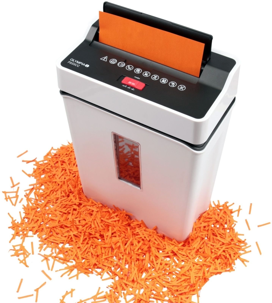 Olympia Aktenvernichter PS 53 CC Partikelschnitt 4x40mm weiß