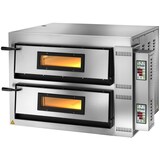thumbnail of Forno Pizza elettrico professionale digitale. 2 camere di cottura interamente refrattarie. Illuminazione interna. Capacità 18 pizze. FIMAR FMD9+9