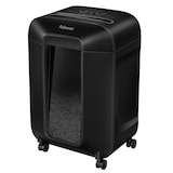 thumbnail of Fellowes Distruggidocumenti a frammento LX85, 12 fogli, per uso personale, cestino da 19L, con tecnologia Safesense®, sicurezza P-4, nero, 4400801