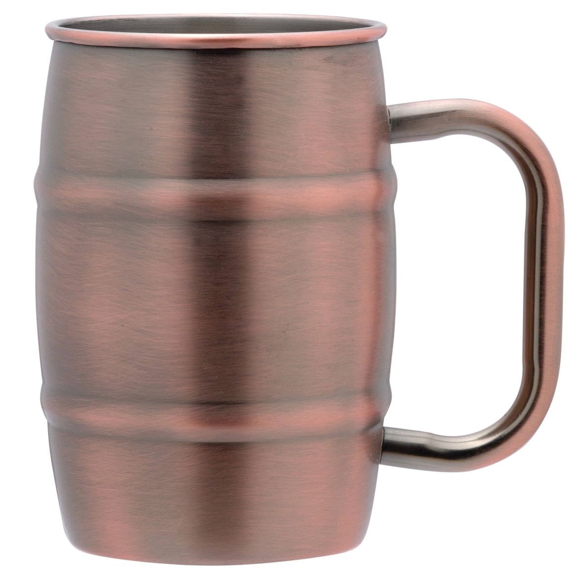 Piazza beer mug in acciaio ramato anticato 400 ml cf 2 pz