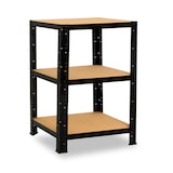 thumbnail of shelfplaza BLACK 90x60x60 cm Schwerlastregal in schwarz mit 3 Böden und 175 kg Traglast pro Boden