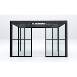 thumbnail of BS COM Parete laterale in policarbonato per pergola bioclimatica Tony Alluminio 142x22x9 cm Antracite