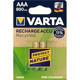 thumbnail of VARTA Recharge Akku Recycled AAA Micro 2er 800mAh