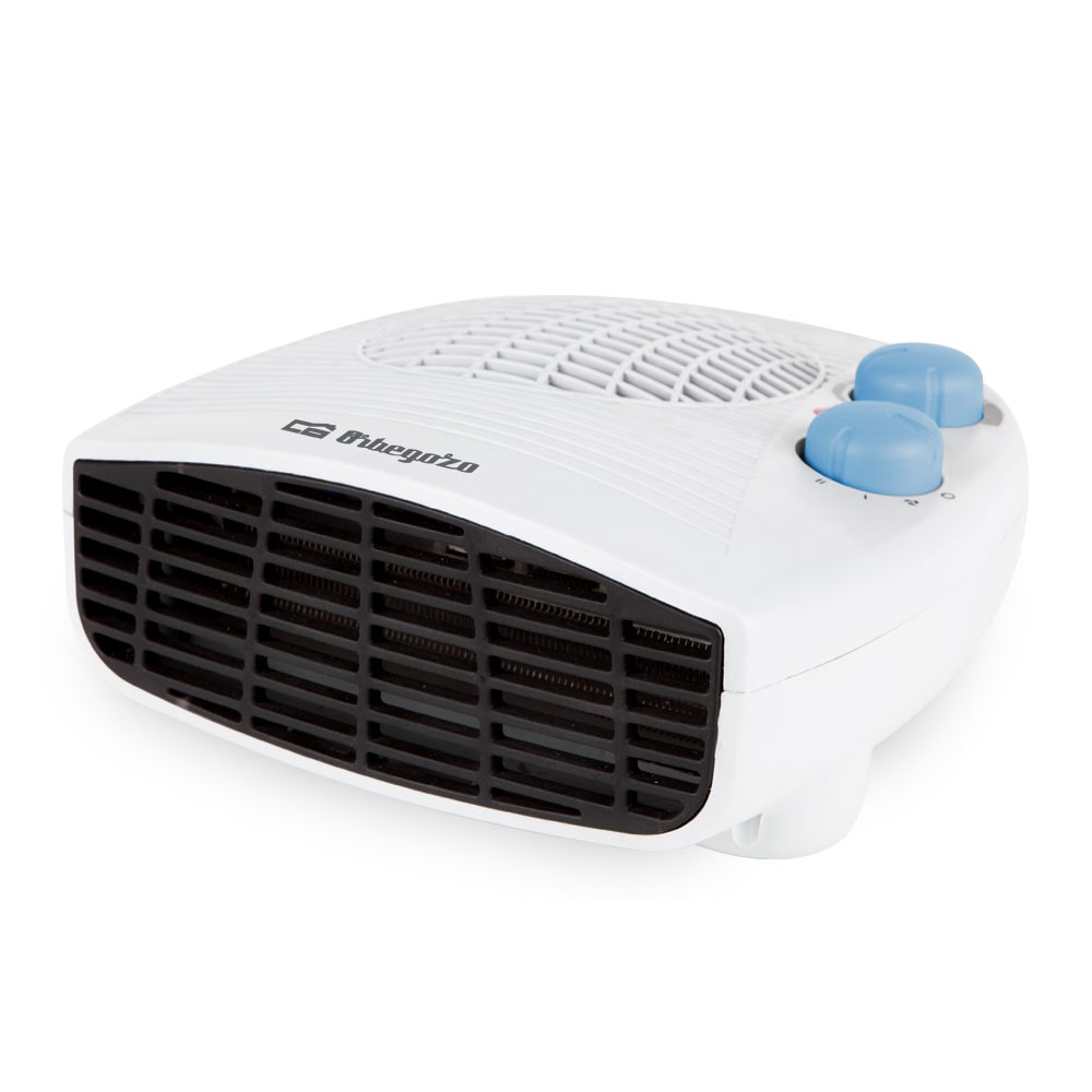 Orbegozo calefactor horizontal FH 5127, control ajustable de temperatura, función ventilador, protección contra sobrecalentamiento, 2000 W