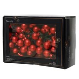 thumbnail of 144 Glaskugeln am Draht 2cm Weihnachtskugeln Spiegelbeeren zum Basteln rot