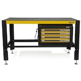 thumbnail of Professionele doe-het-zelf werkbank + 4-ladenkast met 4 verstelbare poten, max. belasting 2000 kg VITO