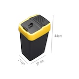 thumbnail of Cubo Basura de Reciclaje Pack 3 Cubos de 18L con Tapa básculante de Plástico -