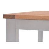 thumbnail of METRO PROFESSIONAL Tavolo da bistrot Lynx, alluminio/legno di eucalipto, 90 x 90 cm, quadrato, argento