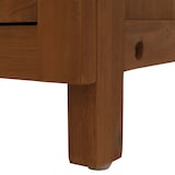 thumbnail of Teak-Hochschrank HWC-M87, Badschrank Badregal Badezimmer, hochwertiges B-Grade-Teak (Kernholz, 20-30 Jahre), 180x40cm