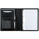 thumbnail of Alassio Ringbuchmappe A5 BENACO Leder Arbeitsmappe Auftragsmappe Businessmappe schwarz 30007
