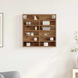 thumbnail of vidaXL Vitrinekast met plank Oudhout 60 x 8,5 x 58 cm Bewerkt hout