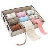 thumbnail of Deko-Box Band, Geschenkband Deko-Schnur Bänderbox, 9 Rollen