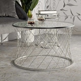 thumbnail of Conjunto mesa noah prateado 4 peças cm ø 70x45-47x54,5-36x50-28x45