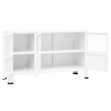 thumbnail of vidaXL Industrial Sideboard Weiß 105x35x62 cm Metall und Glas