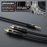 thumbnail of Primewire Cinch zu 3,5-mm-Klinke Audio-Kabel, Stereo HiFi Audio-Adapter mehrfach geschirmt, RCA zu AUX - 1,5m