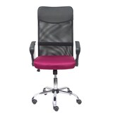 thumbnail of Silla Gontar respaldo malla negro asiento granate