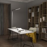 thumbnail of Lampadaire à éclairage double Stratus, à LED, coloris gris métal